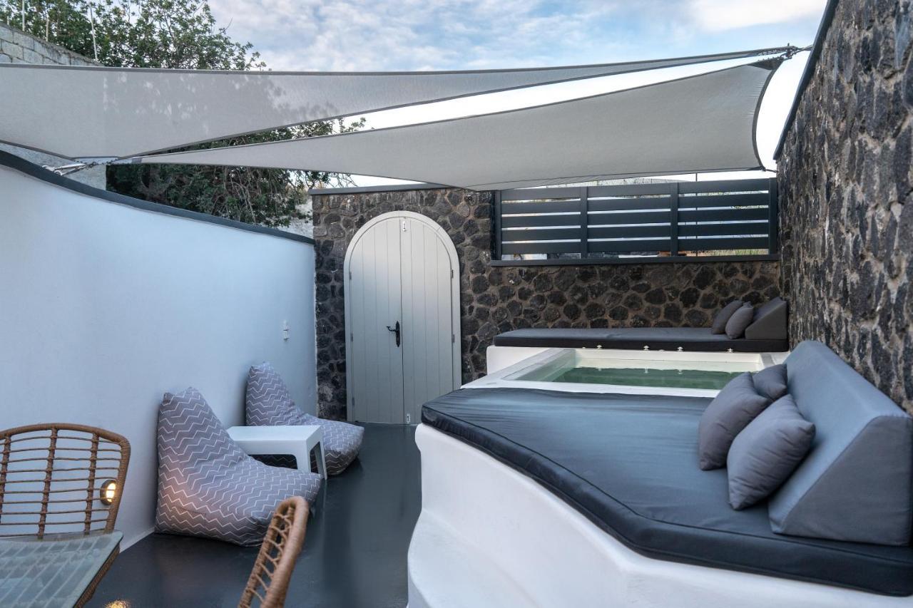 Sun Naam Home Santorini With Heated Jacuzzi Karterados  Dış mekan fotoğraf
